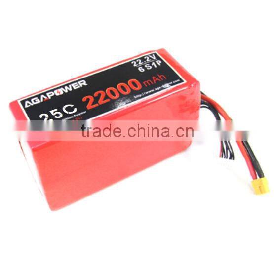 AGA POWER High rate and High power Long Cycle life 22.2V 2200mah li-polymer rc battery
