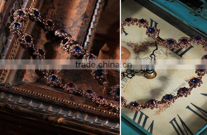 Fashion Jewelry Necklace For Lady Gemstone Luxury Necklace Short Jewelry