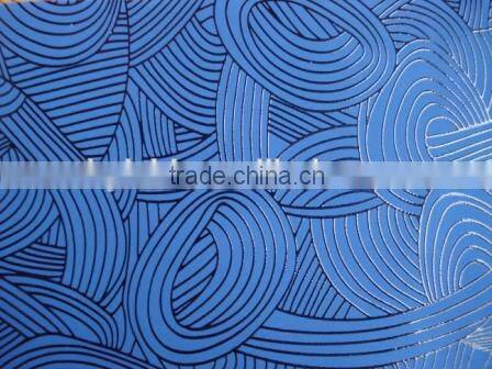 clouds lines PU leather for bags, cases and shoes