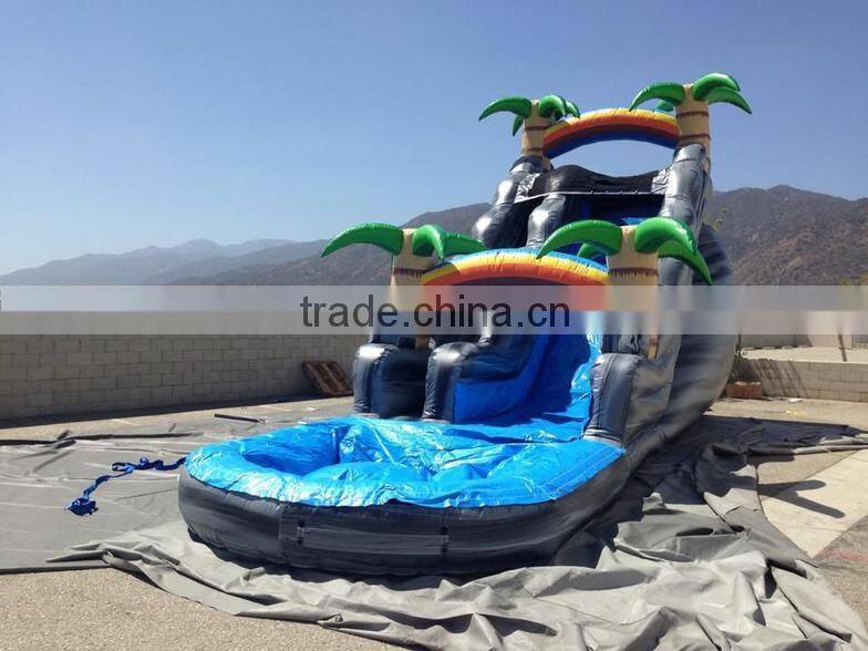 New Point inflatable water slide,inflatable slide for summer,latest garden play inflatable slide