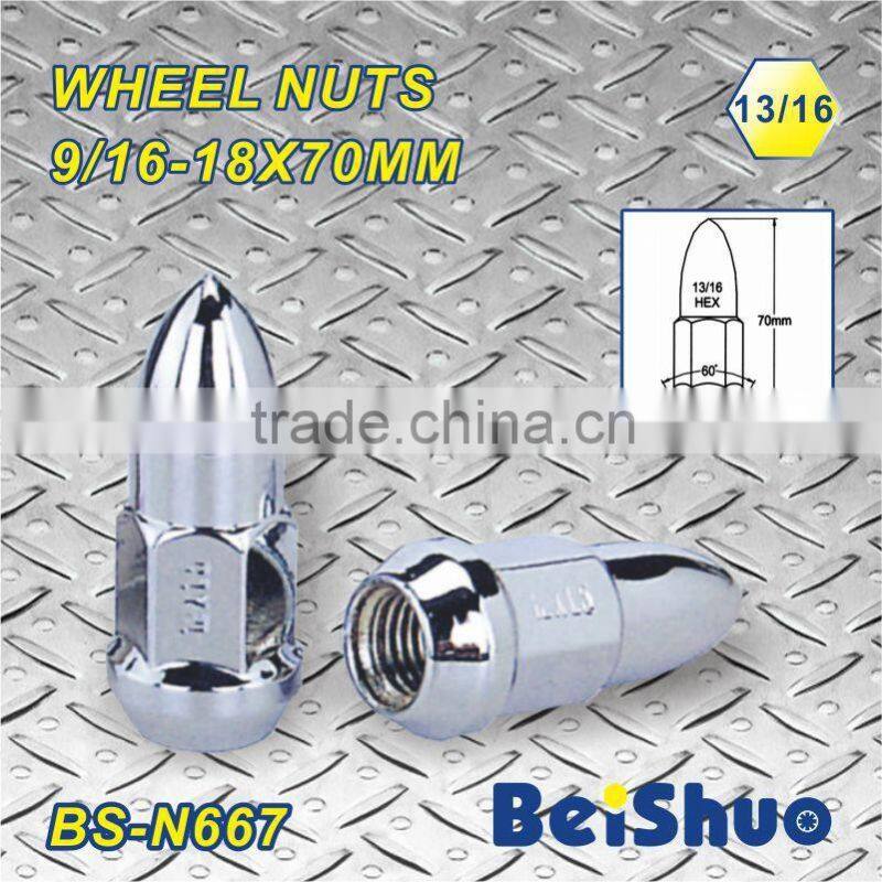 (BS-N667) 9/16-18X70MM wheel nut wheel hub wheel accessory