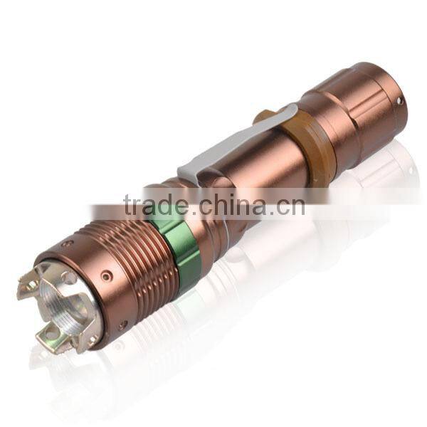 YT-1802B XPE LED Police Flashlight Torch 1101