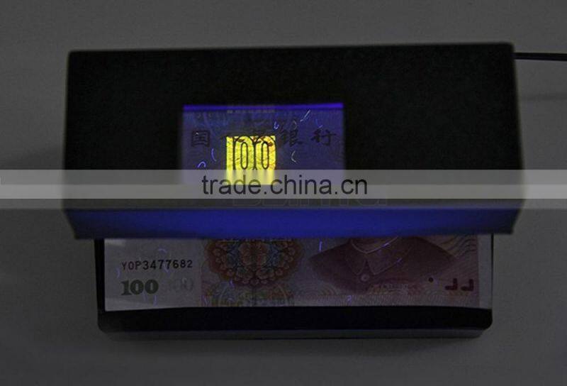 AC Power 2 IN 1 Magnifier 4W Blacklight UV Tube Money Detector Machine