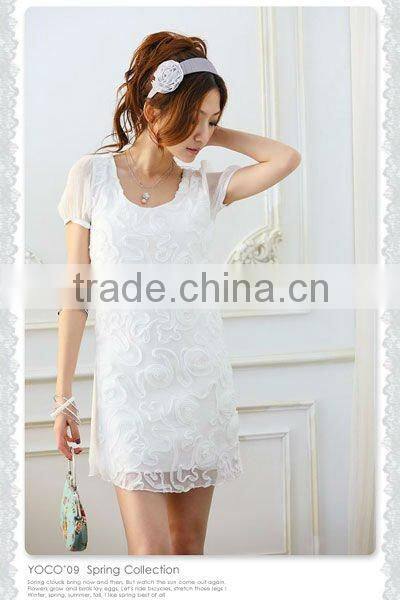 Polpular lovely high quality nice rigid lace