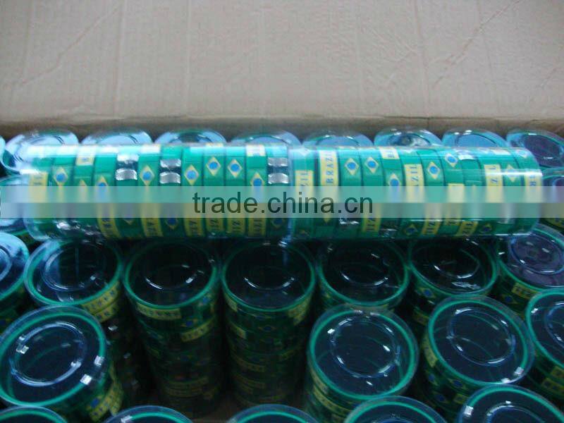 Jesus love me fans bracelet,Country flag bracelet bangles, hot sell PU bangle