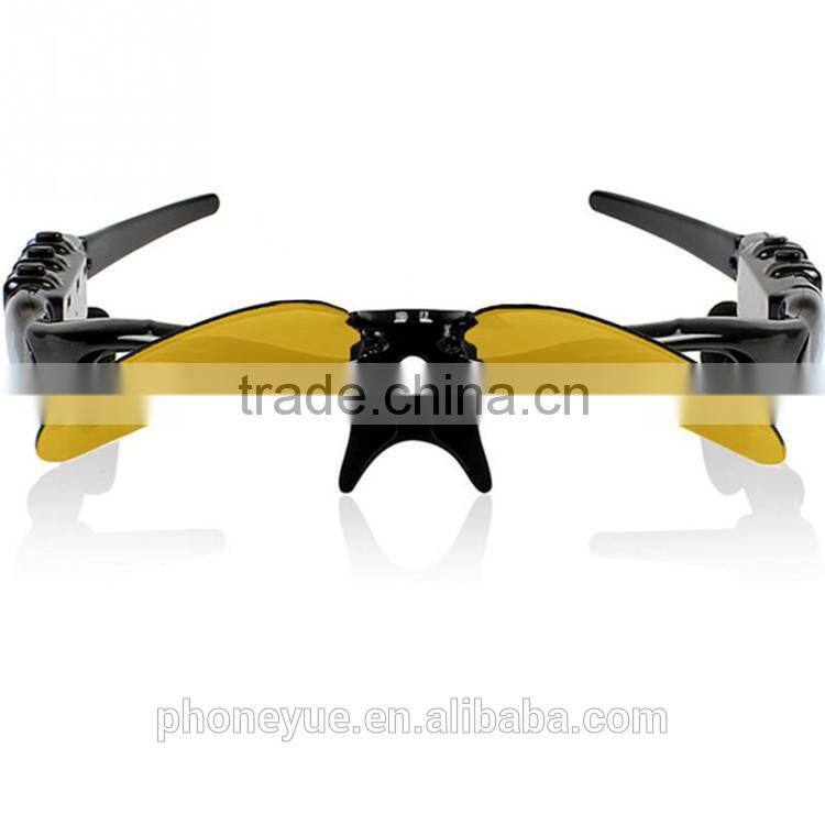 2016 newest handfree call music sport stereo wireless bluetooth headset sunglasses