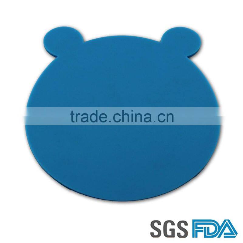 Fashion rose shape lacy silicone mat, silicone flower lacy table mat