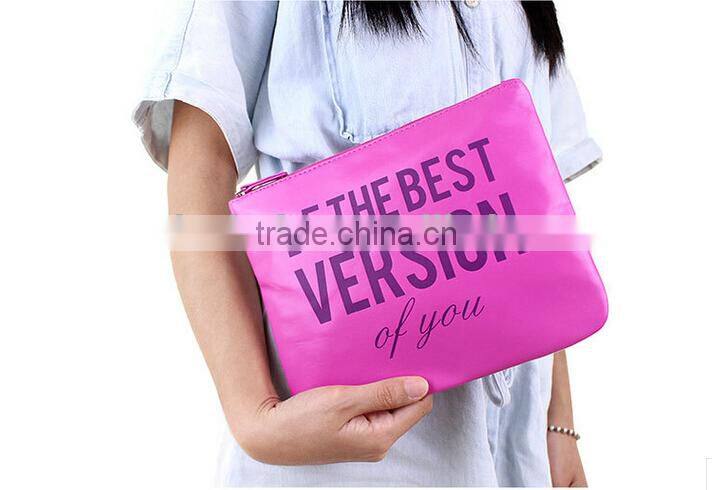 2015 new design colors nylon cosmetic bag for stock