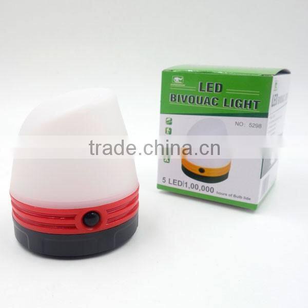 5 LED Small White Camping Light With Hook and Megent