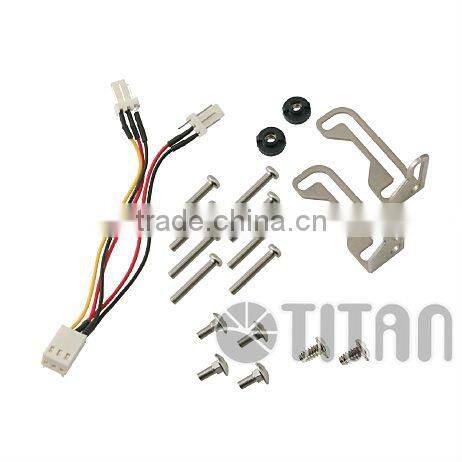 Overclocking universal gaming pc cpu fan pci slot 12V dc vga cooler