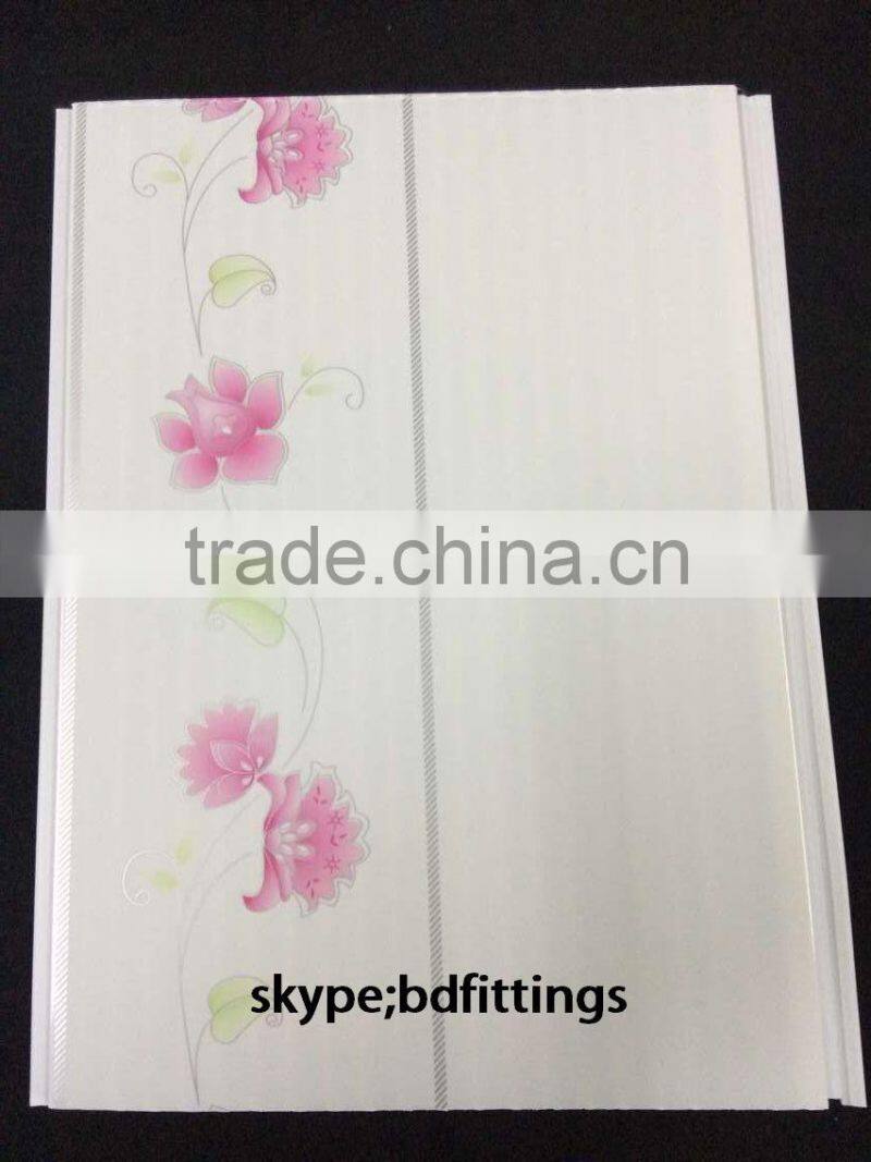 plastic panel wall board types of pvc ceiling board