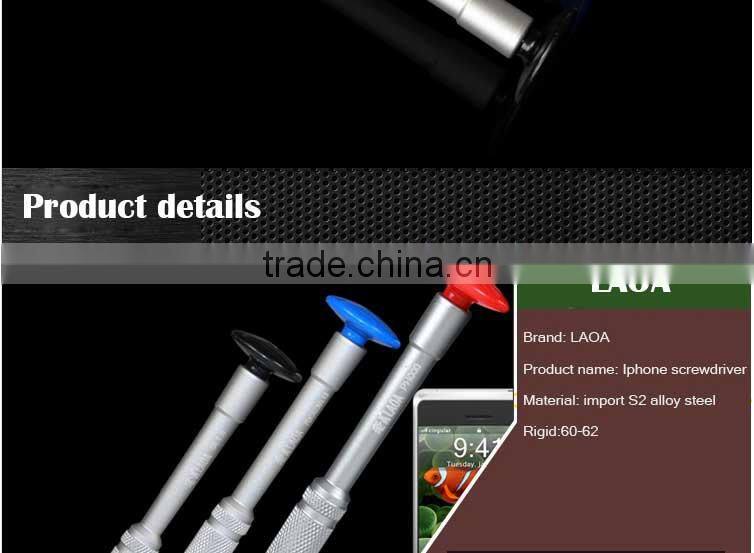 LAOA S2 material 9 in 1 precise screwdriver cellphone repair set