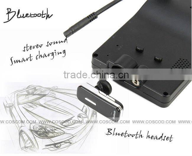 5 inch HD Car DVR with hd 720P and 180 degrees