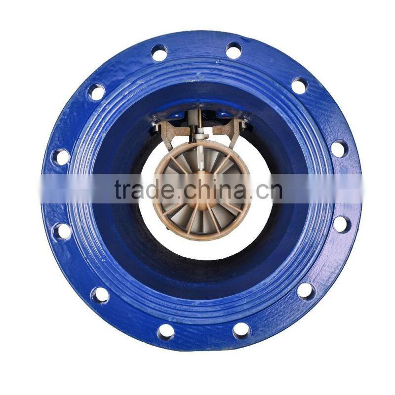 MEDIUM VANE Direct Reading Magnetic Horizontal Detachable Mechanical Vane Wheel Cast Iron Industrial Woltman Flow Water Meter