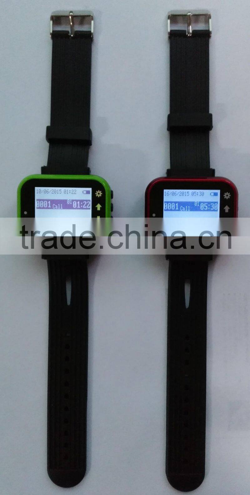 Wireless Waiter Call Wrist Watch Pager Functional Waiter Paging System Wireless service calling system