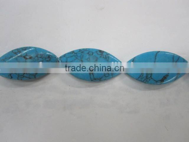 Marquise blue turquoise 16" for jewelry decoration ,earing ,necklace ,bracelet,accessory