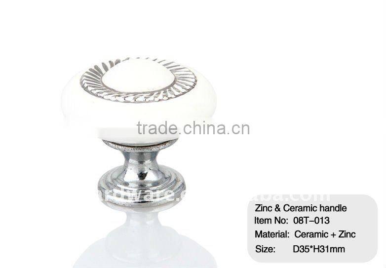 Modern ceramic furniture knobs and handles