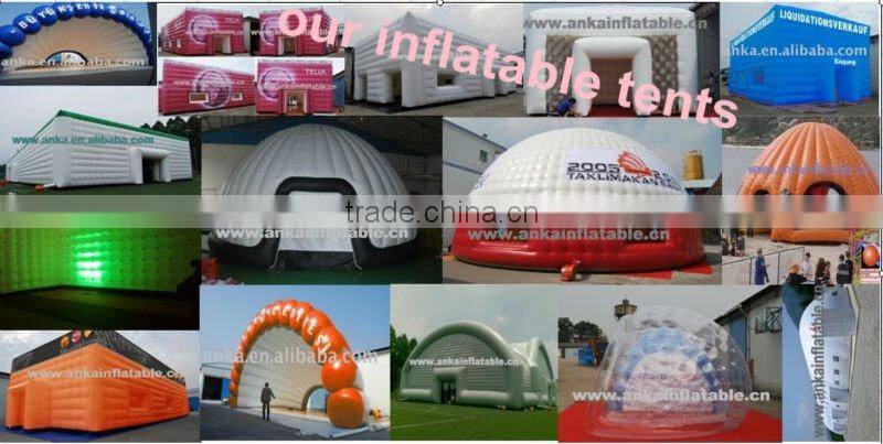 Customized inflatable spider tent with transparent cover