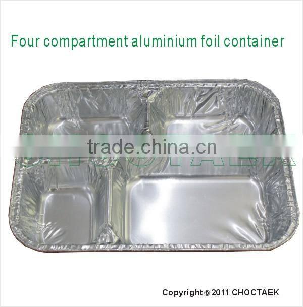 Aluminum foil food containers