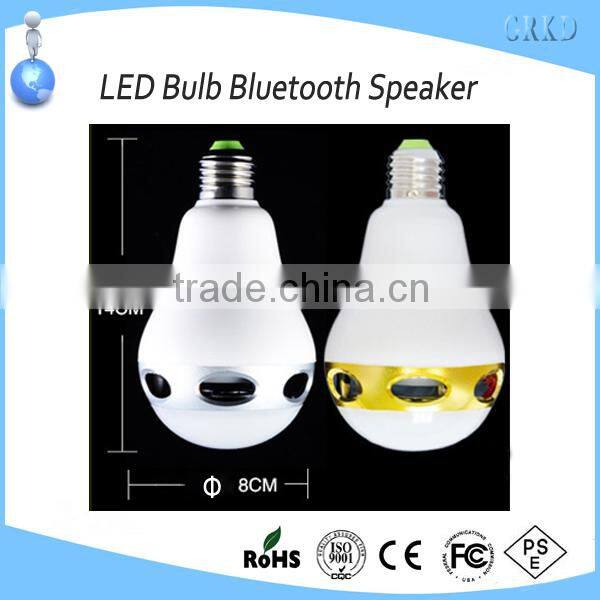 2015 Christmas Gift Led Bulb Bluetooth Speaker