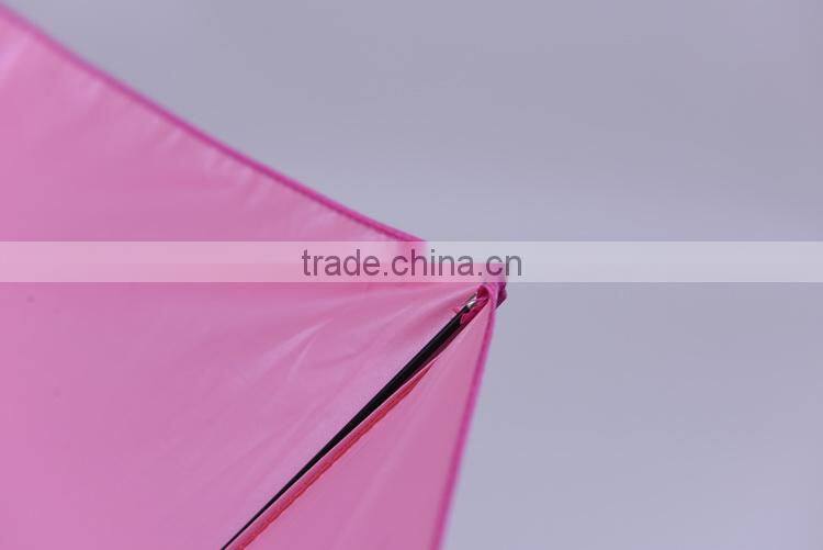 Character of plastic handle automatic folding umbrella