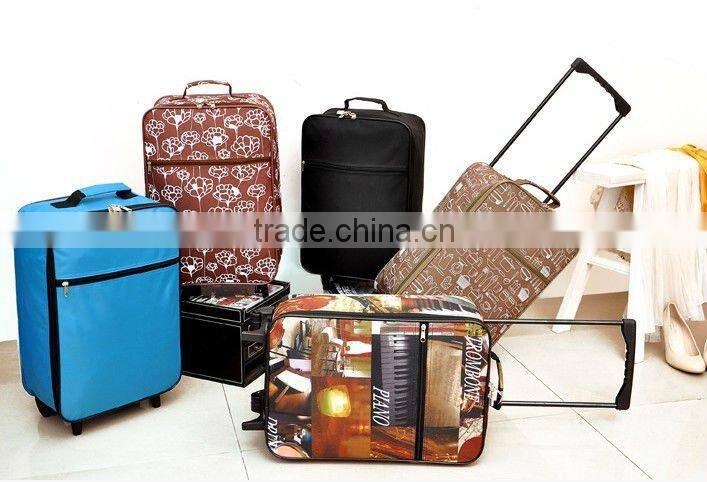 Foldable Trolley Bag/18" 19" 20" Folding Trolley Luggage/Fold Suitcase