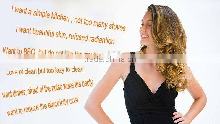 Stainless steel body single burner portable stove cooker hob ceramic glass