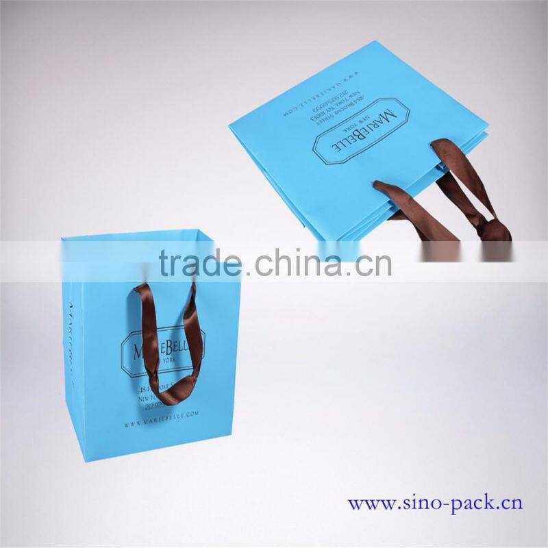 handmade Matt lamination high quality brown paper gift bags