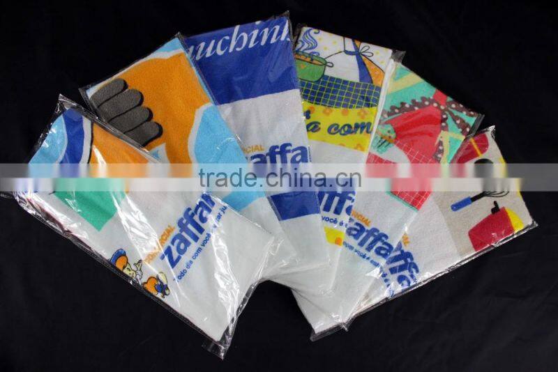 china product wholesale terry kitchen towels with custom printing