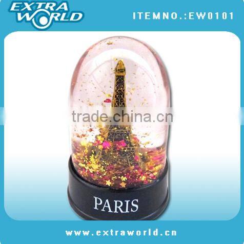 resin dolphin snow ball souvenir for tourist