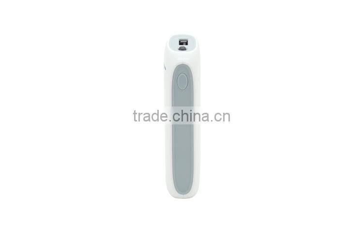 Brand New UV Finish Power Bank 4400mAh/5200mAh with LED Torch for Smart Phone