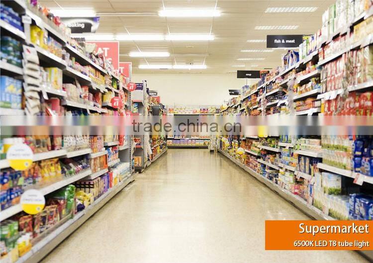 5 years warranty movable and drop led tube t8 light for supermarket