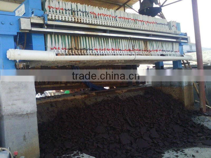 Small manual plate and frame filter press