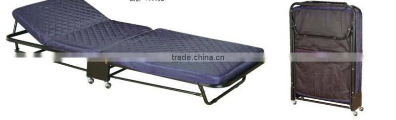Hotel Metal Foldable Guest Room Folding Bed/Rollaway Bed