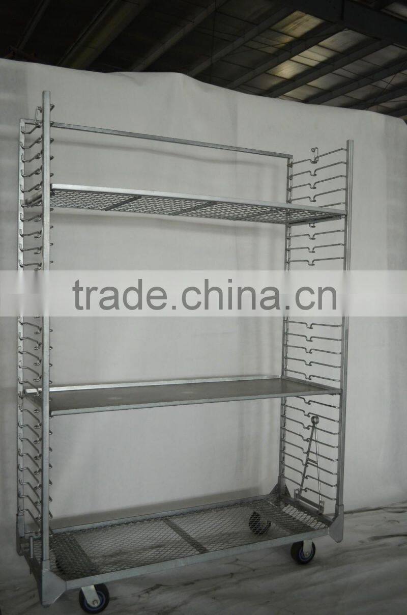 flower shipping cart/transport tool for greenhouse/garden center
