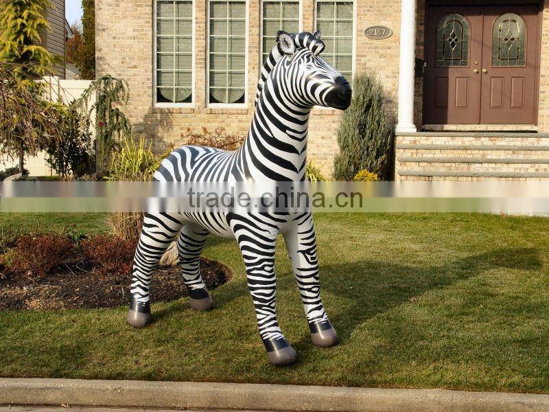 Inflatable huge zebra
