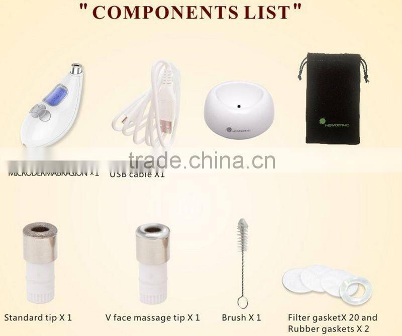 NEW Multifunctional Facial Blackhead Extraction Skin Whitening Beauty Microdermabrasion Handheld Machine