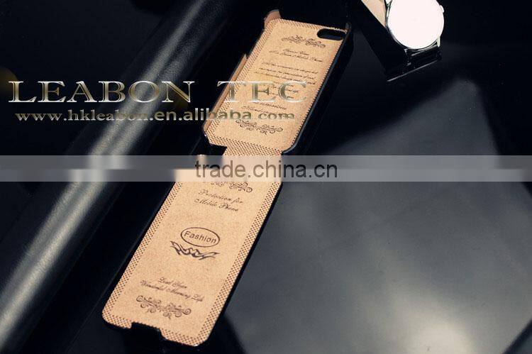 2014 hot selling flip leather case for iphone 5 5s cover, up down leather case, mobile phone case