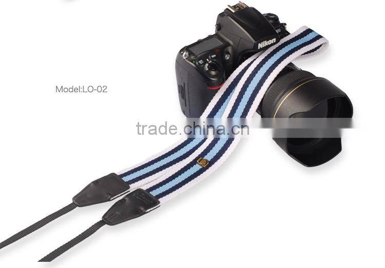 cute camera strap Colourful Ribbon Pattern D-SLR Camera Strap Shoulder Neck Strap Grip LO-02