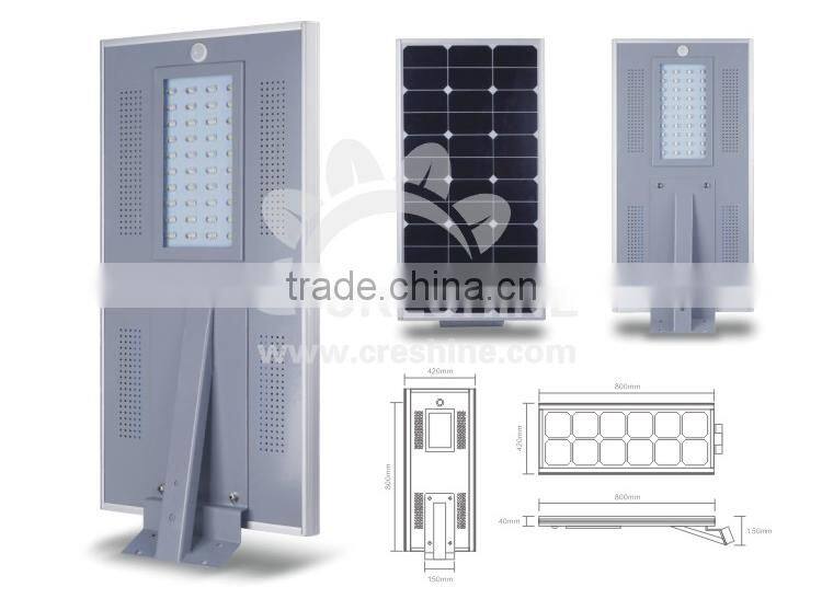High Quality All in One Solar LED Street Lamp 40W