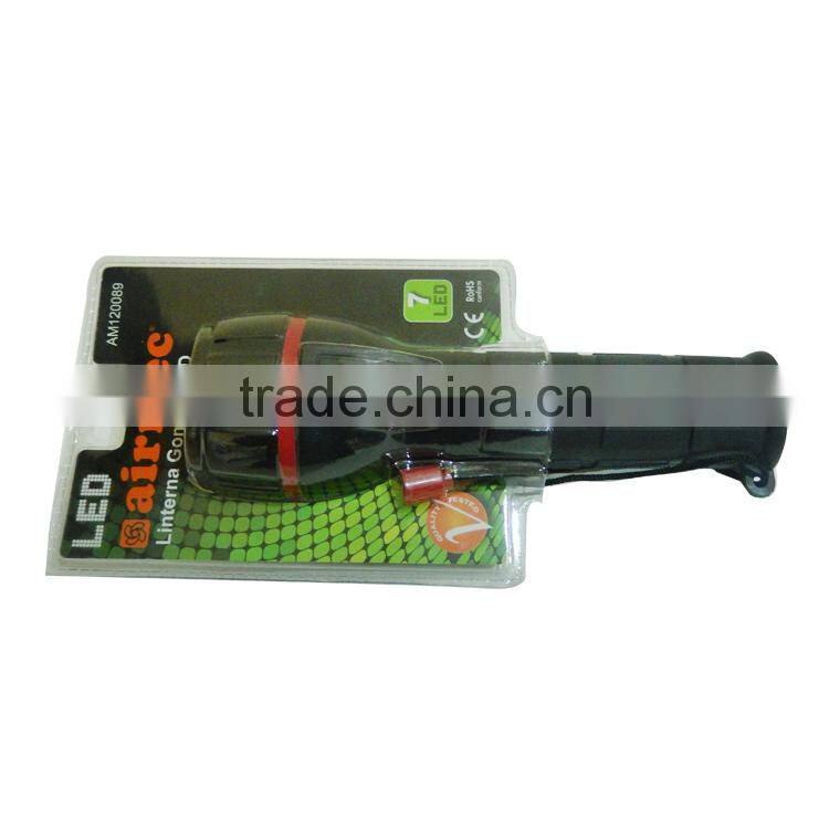 Hot sales dry battery rubber flash torch for boat