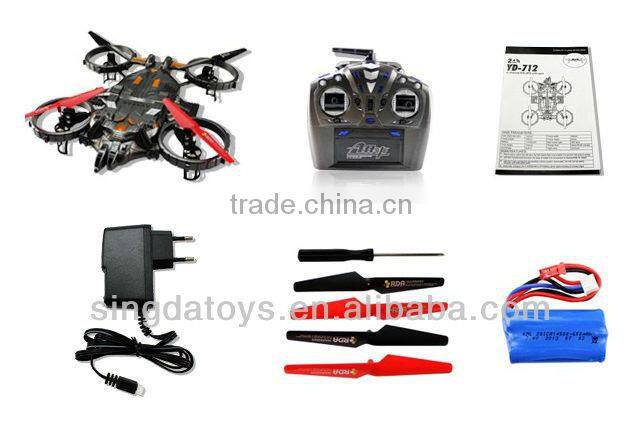 2013 Best Chirstmas Gift!Newly YD-712 2.4G 4CH RC Avatar Helicopter RTF