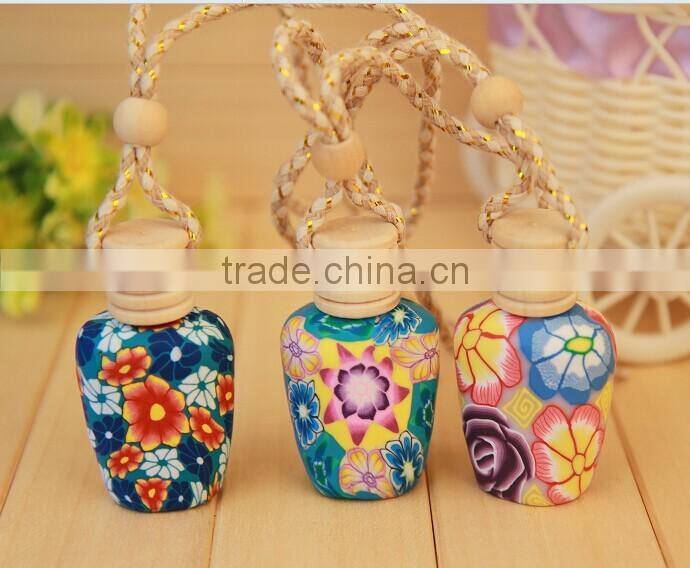 Hanging car perfume bottle