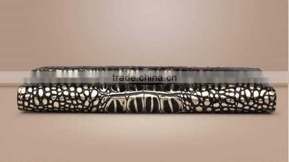 Luxury brand handbag for women Genuine leather crocodile business clutch bag purse