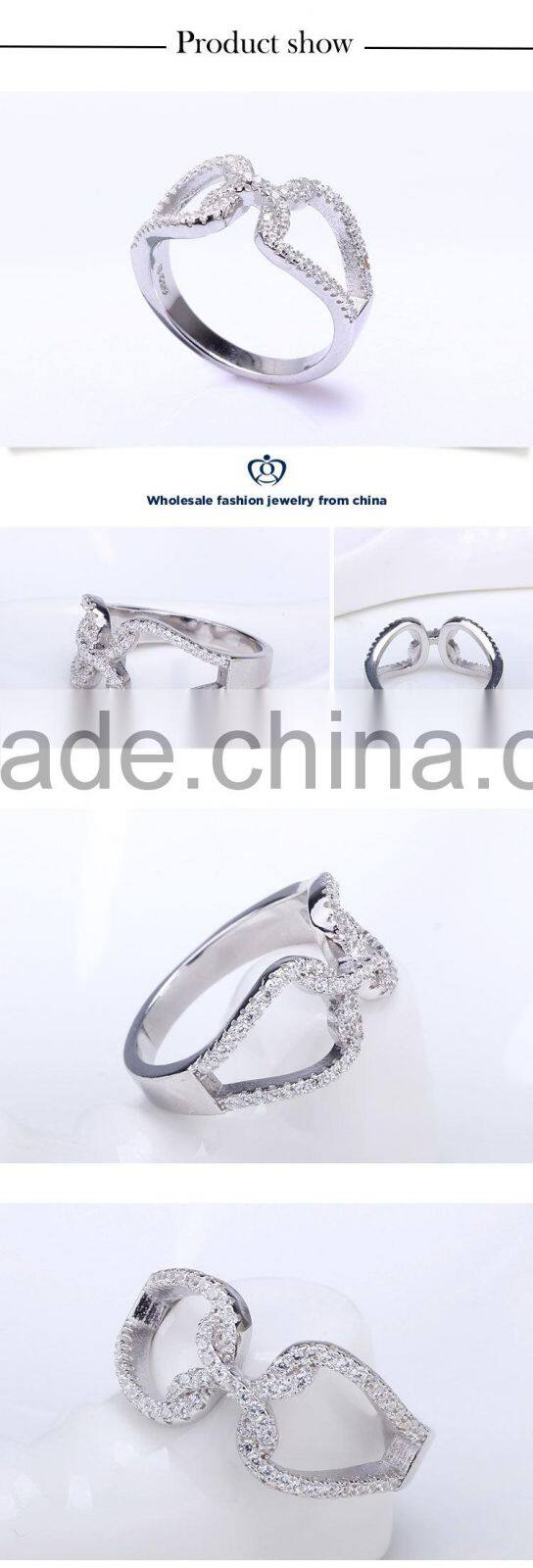 Latest Gold Finger Ring Designs for Girls Fashion sterling silver Ring