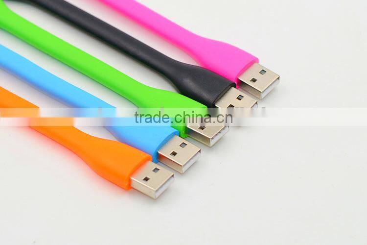 Customized logo printing led usb light, multi color flexible usb led light, wholesale price mini usb light