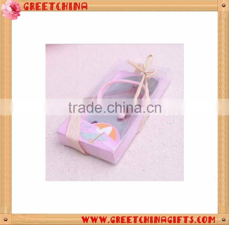 Promotional Flip-Flops Wine Bottle Opener with custom logo