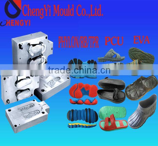 men's eva sole with pvc fashion shoe mold manufacture