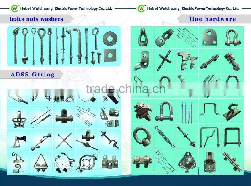 High quality suspension clamp-Hot-dip galvanized ball and socket