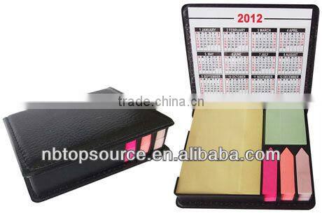 Magnetic Recycled Sticky Memo Pad with Pen